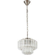 Calista Small 32cm 4 Light 2 Tier Chandelier Brushed Nickel