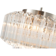 Calista Small 32cm 4 Light 2 Tier Chandelier Brushed Nickel