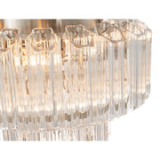 Calista Small 32cm 4 Light 2 Tier Chandelier Brushed Nickel