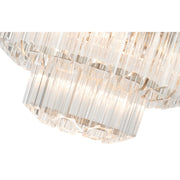 Calista Small 32cm 4 Light 2 Tier Chandelier Brushed Nickel