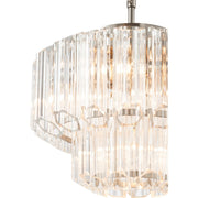 Calista Small 32cm 4 Light 2 Tier Chandelier Brushed Nickel