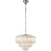 Calista Medium 42cm 5 Light 3 Tier Chandelier Brushed Nickel