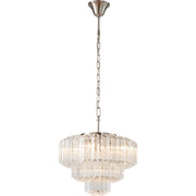 Calista Medium 42cm 5 Light 3 Tier Chandelier Brushed Nickel