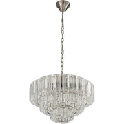 Calista Large 50cm 7 Light 3 Tier Chandelier Brushed Nickel