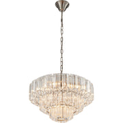 Calista Large 50cm 7 Light 3 Tier Chandelier Brushed Nickel