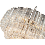 Calista Large 50cm 7 Light 3 Tier Chandelier Brushed Nickel