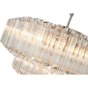 Calista Large 50cm 7 Light 3 Tier Chandelier Brushed Nickel