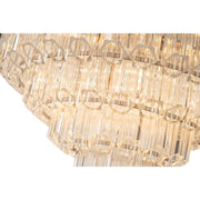 Calista Extra Large 85cm 12 Light 5 Tier Chandelier, Brushed Nickel