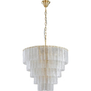 Alara Medium 60cm 9 Light 5 Tier Chandelier Satin Brass