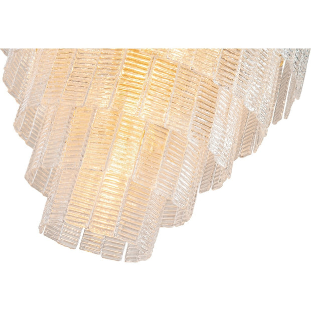 Alara Medium 60cm 9 Light 5 Tier Chandelier Satin Brass
