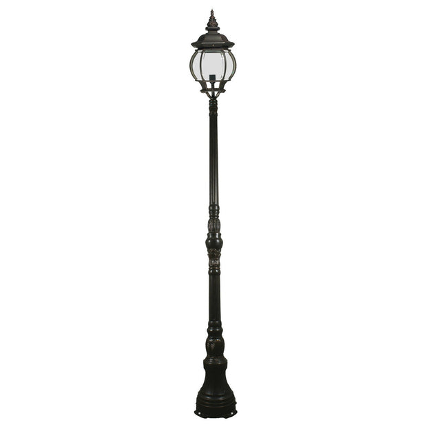 Flinders Large IP44 Domain Outdoor Garden Post Light Antique Bronze