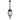 Flinders Large IP44 Outdoor Rod Pendant Antique Black