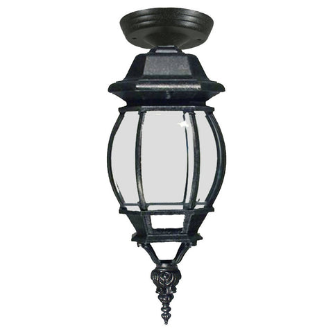 Flinders Small IP44 Outdoor Under Eave Antique Black