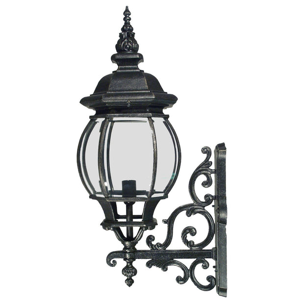Flinders Medium IP44 Outdoor Wall Light Antique Black