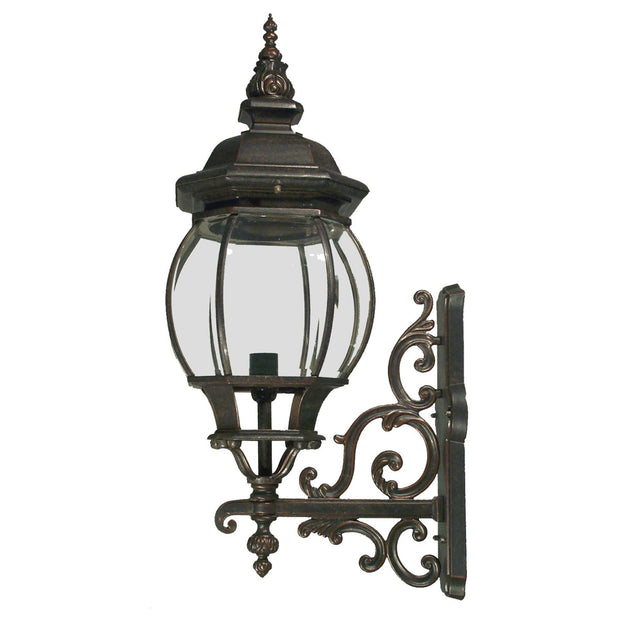 Flinders Medium IP44 Outdoor Wall Light Antique Bronze