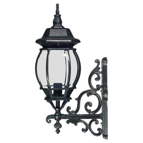 Flinders Small IP44 Outdoor Wall Light Antique Black