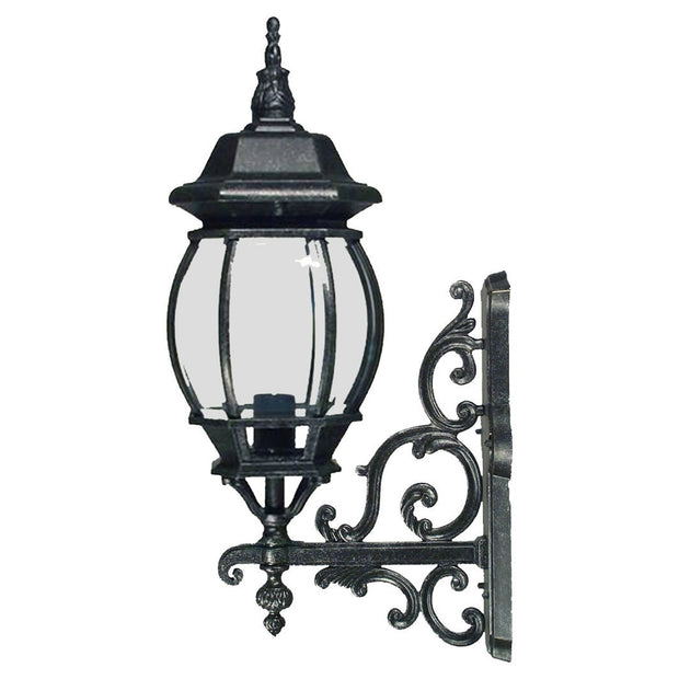 Flinders Small IP44 Outdoor Wall Light Antique Black