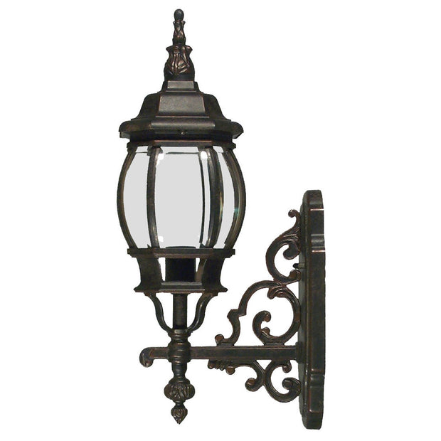 Flinders Small IP44 Outdoor Wall Light Antique Bronze
