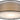 LORIA White and Black Double Drum 40cm DIY Batten Fix