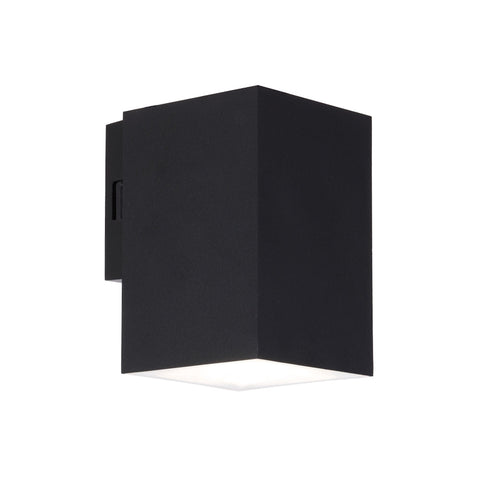 LORSA 1 LIGHT WALL LAMP 9w CCT BLACK IP65