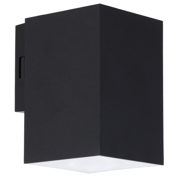 LORSA 1 LIGHT WALL LAMP 9w CCT BLACK IP65