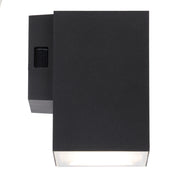 LORSA 1 LIGHT WALL LAMP 9w CCT BLACK IP65