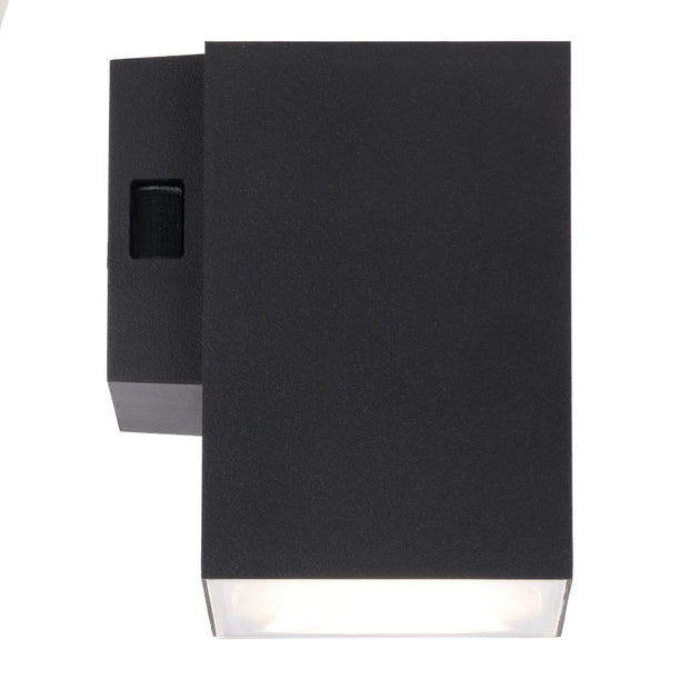 LORSA 1 LIGHT WALL LAMP 9w CCT BLACK IP65
