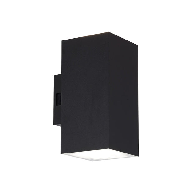 Lorsa 2 Light Wall Lamp 2x9w CCT Black IP65