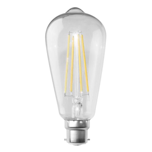 8w BC Carbon Fil LED Pear 3000K Dimmable SAL