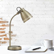 NOVA Antique Brass E27 Adjustable Table Lamp