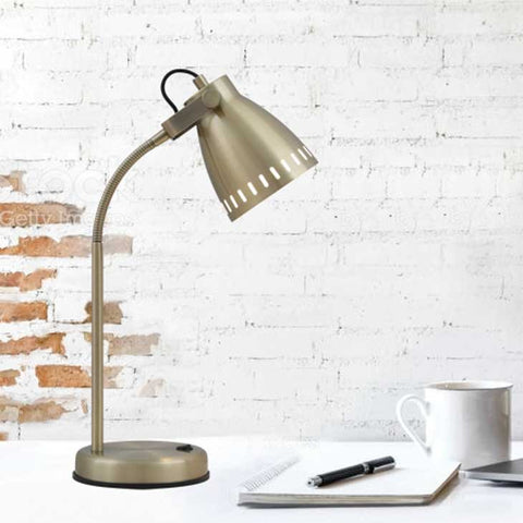 NOVA Antique Brass E27 Adjustable Table Lamp
