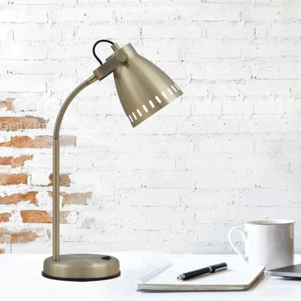 NOVA Antique Brass E27 Adjustable Table Lamp
