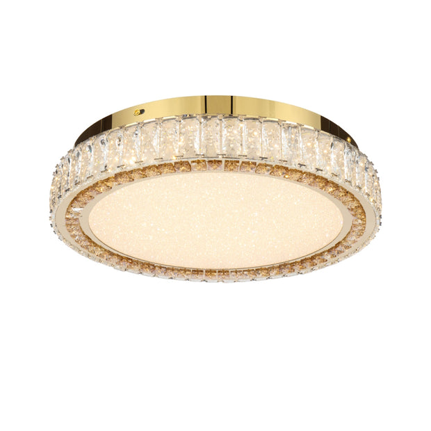 Lucent 64W CCT LED 40cm Oyster Gold with Remote