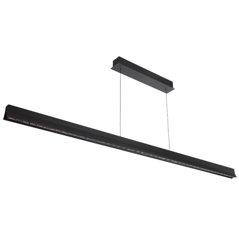 Lucid Linear Black Pendant 34w LED CCT