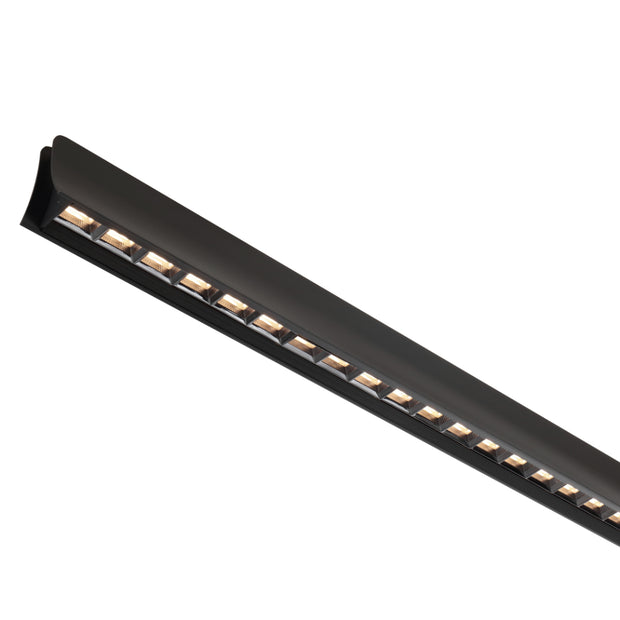 Lucid Linear Black Pendant 34w LED CCT