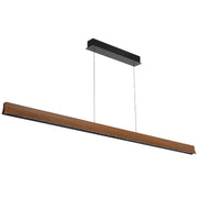 Lucid Linear Wood Pendant 34w LED CCT