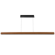 Lucid Linear Wood Pendant 34w LED CCT