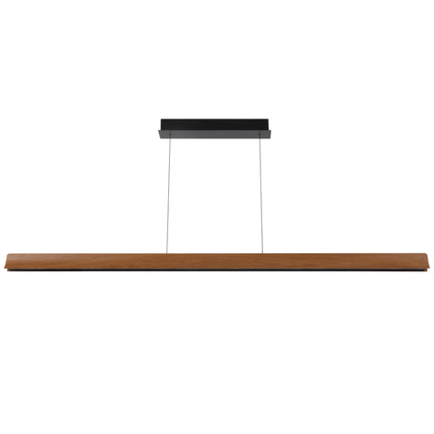 Lucid Linear Wood Pendant 34w LED CCT