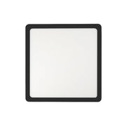 Lunos 23cm Square Oyster 18w CCT IP44 Black