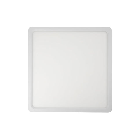 Lunos 23cm Square Oyster 18w CCT IP44 White