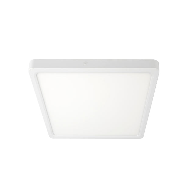 Lunos 23cm Square Oyster 18w CCT IP44 White