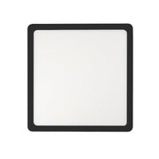 Lunos 30cm Square Oyster 24w CCT IP44 Black