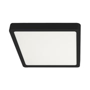 Lunos 30cm Square Oyster 24w CCT IP44 Black