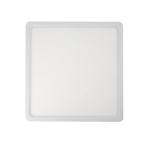 Lunos 30cm Square Oyster 24w CCT IP44 White