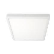 Lunos 30cm Square Oyster 24w CCT IP44 White