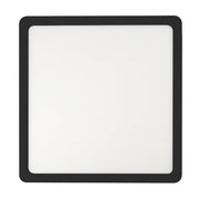 Lunos 40cm Square Oyster 30w CCT IP44 Black