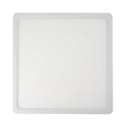 Lunos 40cm Square Oyster 30w CCT IP44 White