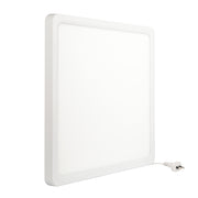 Lunos 40cm Square Oyster 30w CCT IP44 White