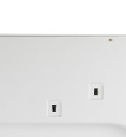 Lunos 40cm Square Oyster 30w CCT IP44 White