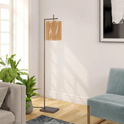 Lyndra Floor Lamp Bronze with Natural String